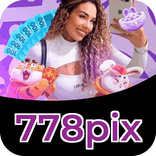 Interface do aplicativo 778pix mostrando jogos disponíveis no iOS e Android